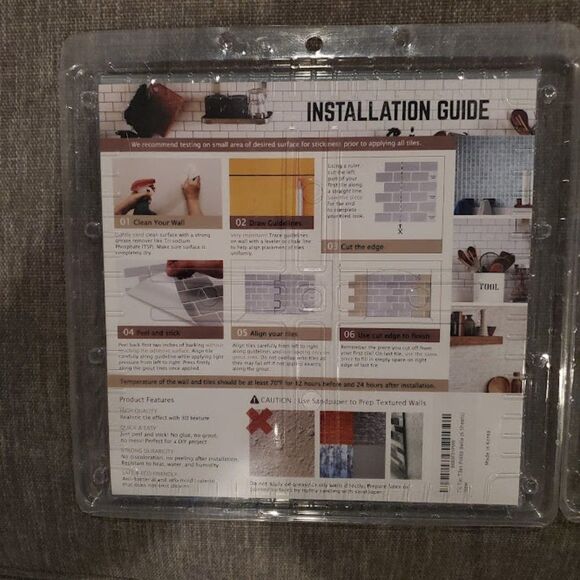 3 packs of Tic Tac Tiles_3D Peel and Stick Wall Tile_Polito Bella - Picture 7 of 16